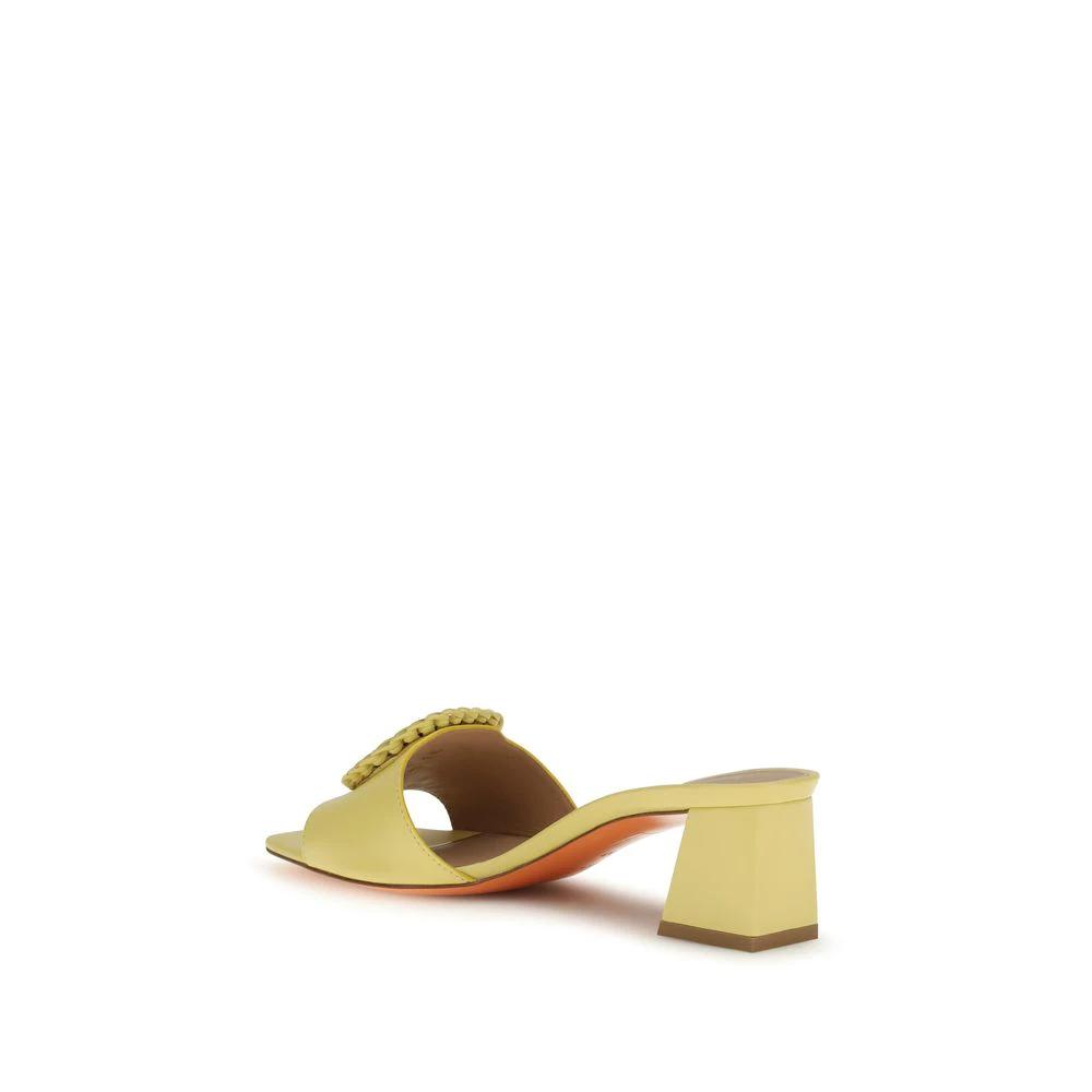 Santoni Sample Sale Santoni Bicolor Calf Leather Bos Taurus Mules - | Designer outlet