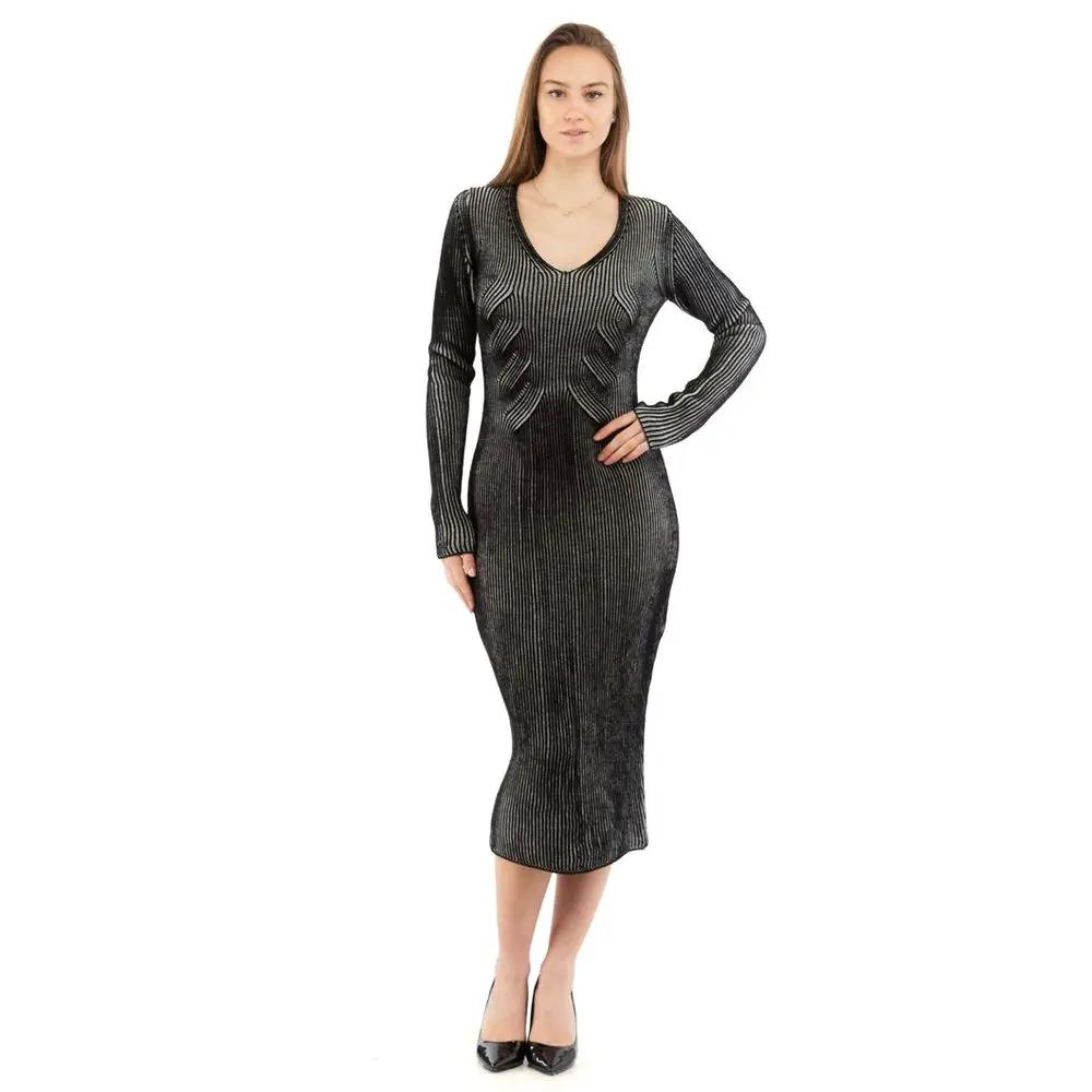 Moschino Sample Sale | Moschino Multicolor Wool Casual Dress - | Designer outlet