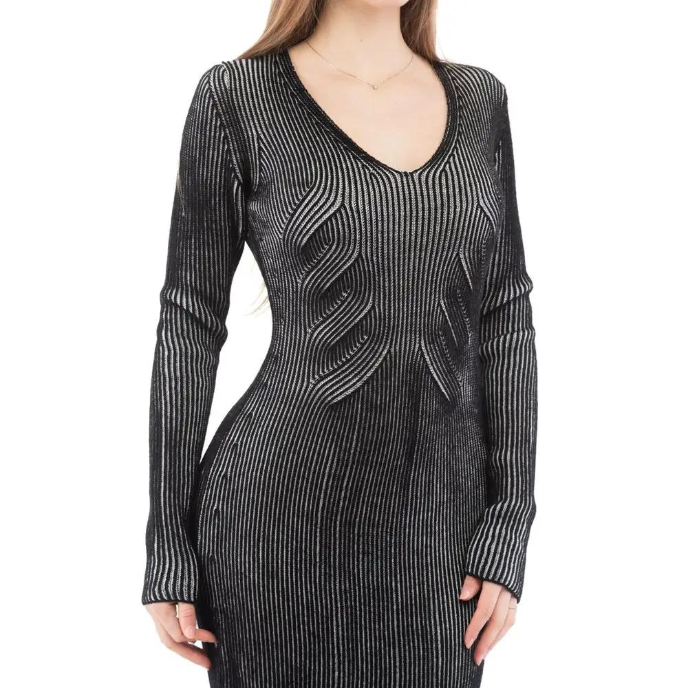 Moschino Sample Sale | Moschino Multicolor Wool Casual Dress - | Designer outlet