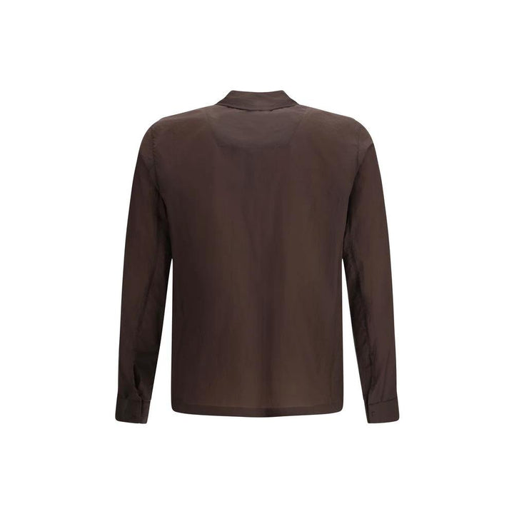 Herno Sample Sale Herno Brown Polyamide Shirt - | Designer outlet