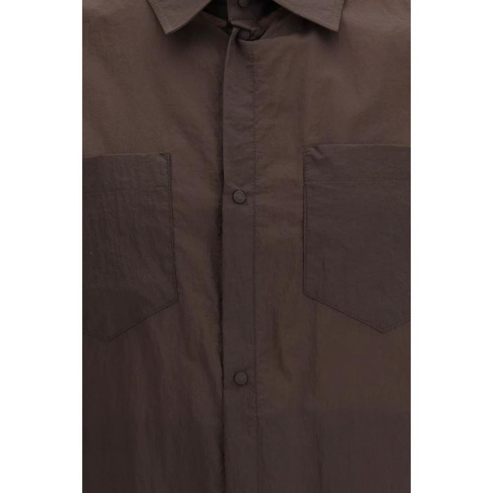 Herno Sample Sale Herno Brown Polyamide Shirt - | Designer outlet