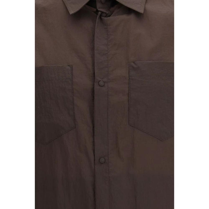 Herno Sample Sale Herno Brown Polyamide Shirt - | Designer outlet