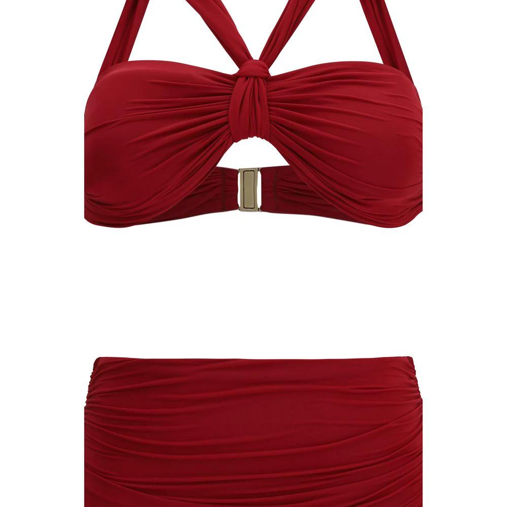 Zimmermann Sample Sale Zimmermann Bordeaux Polyester Bikini - | Designer outlet