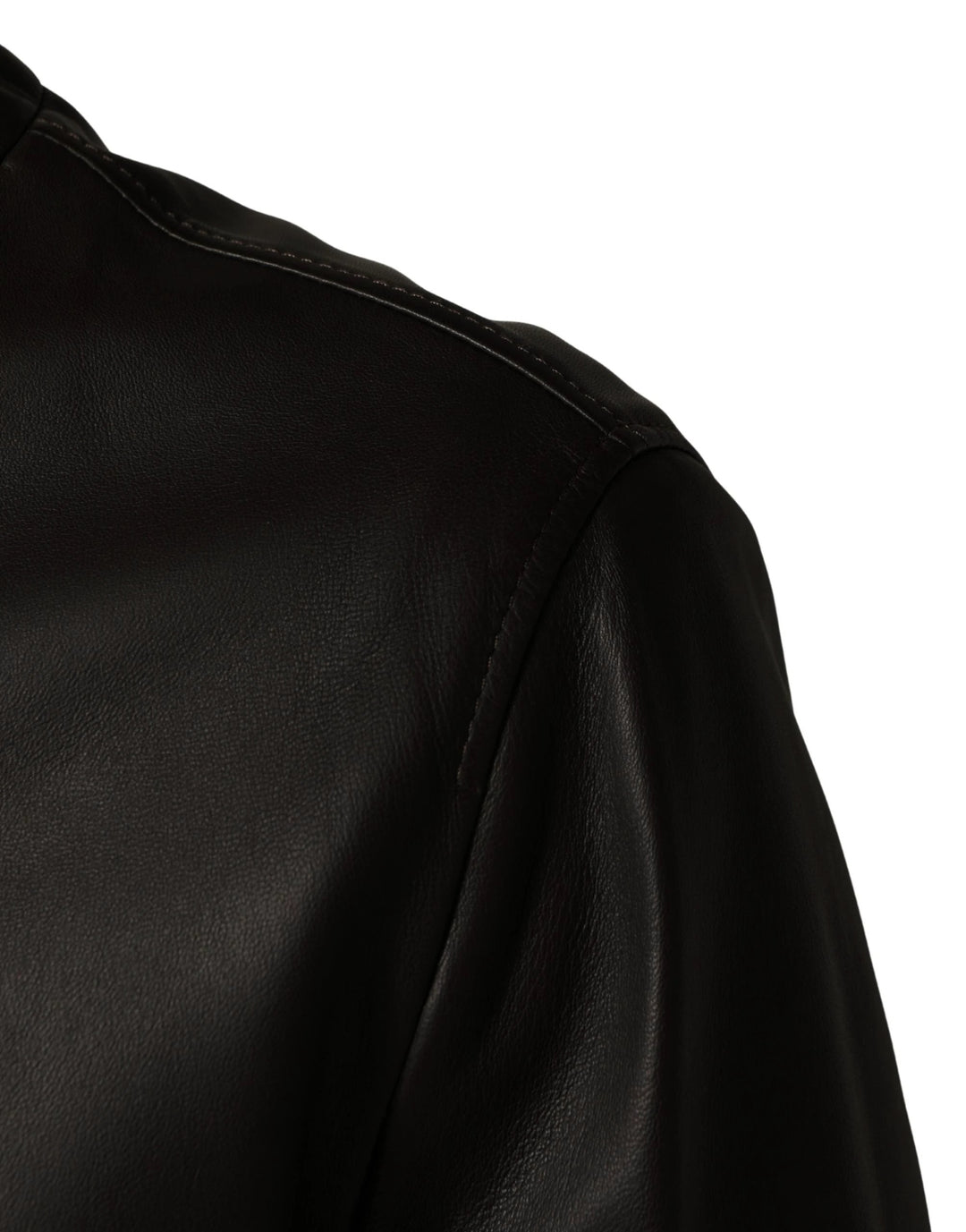 Dolce &amp; Gabbana Sample Sale Dolce &amp; Gabbana Black LambskinLeather Full Zip Biker Jacket - | Designer outlet
