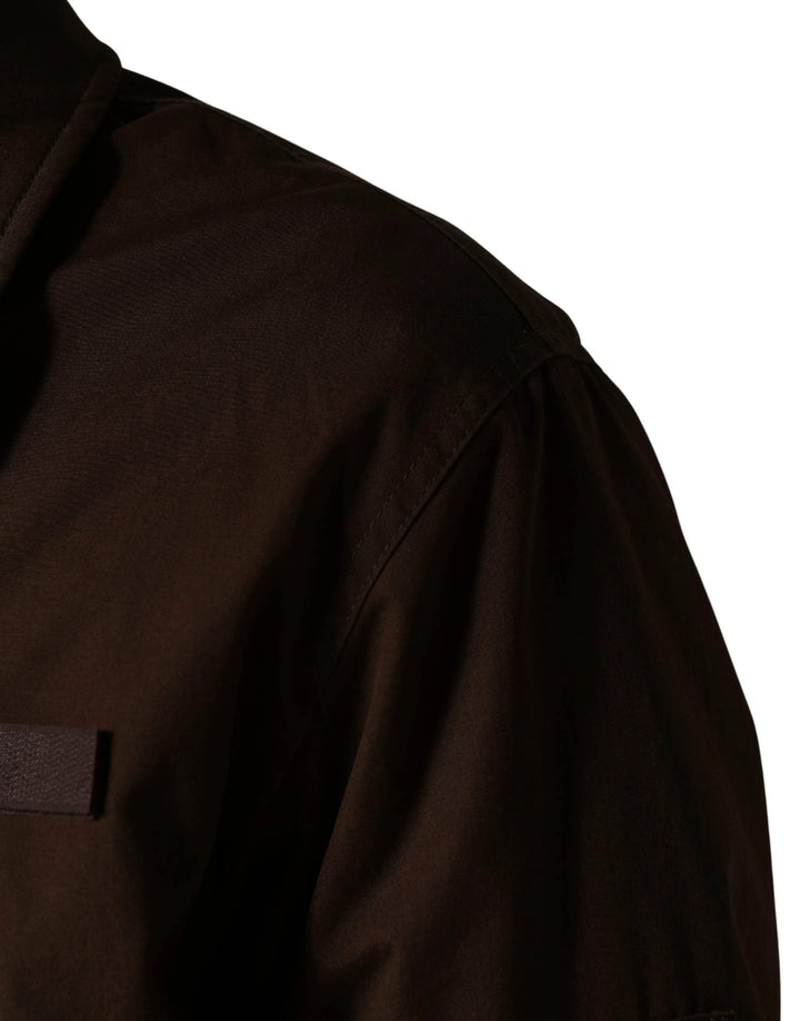 Dolce &amp; Gabbana Sample Sale Dolce &amp; Gabbana Brown Cotton Stretch Full Zip Bomber Jacket - | Designer outlet