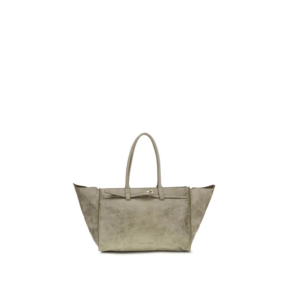 Benedetta Bruzziches Sample Sale Benedetta Bruzziches Beige Calf Leather Bos Taurus Shoulder Bag - | Designer outlet