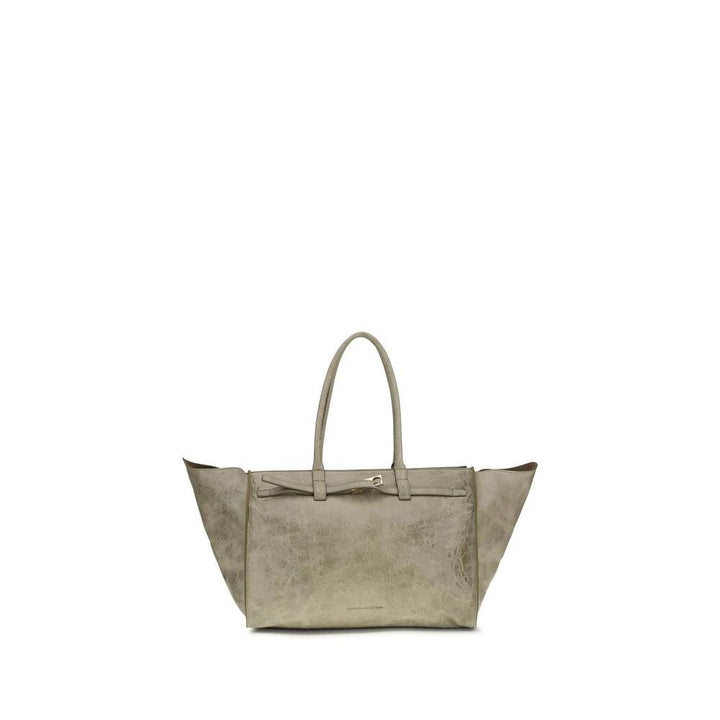 Benedetta Bruzziches Sample Sale Benedetta Bruzziches Beige Calf Leather Bos Taurus Shoulder Bag - | Designer outlet
