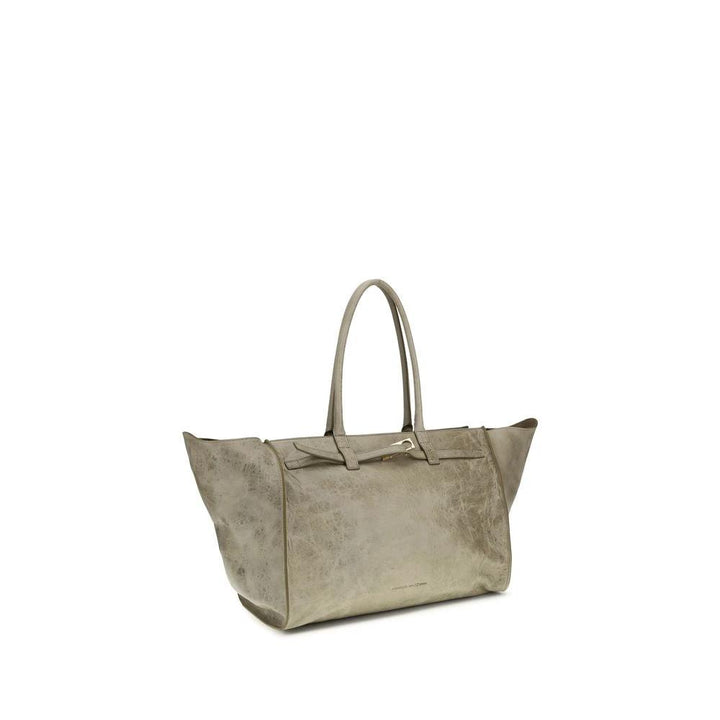 Benedetta Bruzziches Sample Sale Benedetta Bruzziches Beige Calf Leather Bos Taurus Shoulder Bag - | Designer outlet