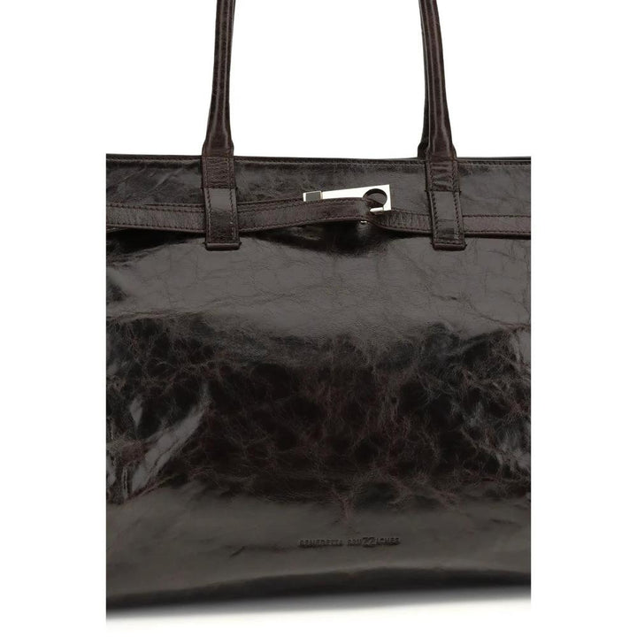 Benedetta Bruzziches Sample Sale Benedetta Bruzziches Brown Calf Leather Bos Taurus Shoulder Bag - | Designer outlet