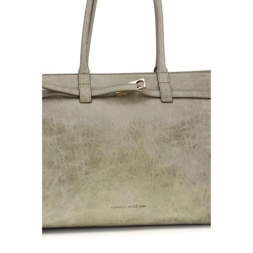 Benedetta Bruzziches Sample Sale Benedetta Bruzziches Beige Calf Leather Bos Taurus Shoulder Bag - | Designer outlet