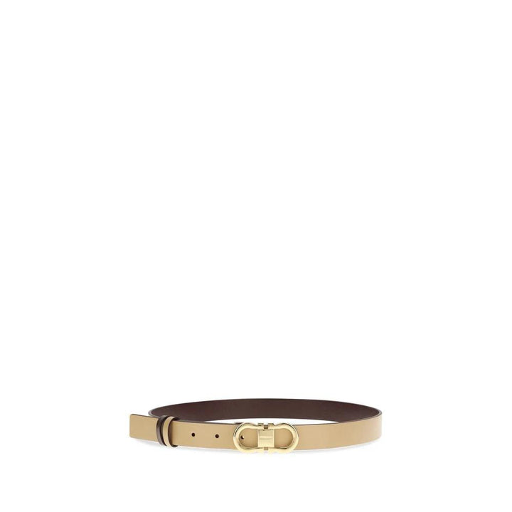 Ferragamo Sample Sale Ferragamo Beige Calf Leather Bos Taurus Regular Belt - | Designer outlet