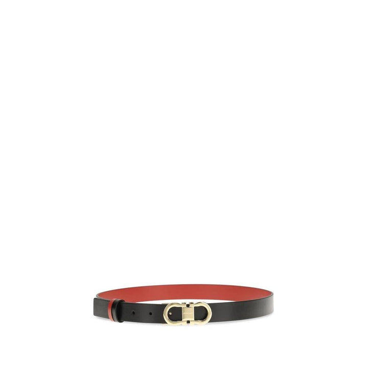 Ferragamo Sample Sale Ferragamo Black Calf Leather Bos Taurus Regular Belt - | Designer outlet