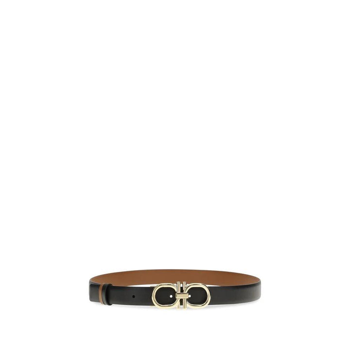 Ferragamo Sample Sale Ferragamo Black Calf Leather Bos Taurus Regular Belt - | Designer outlet