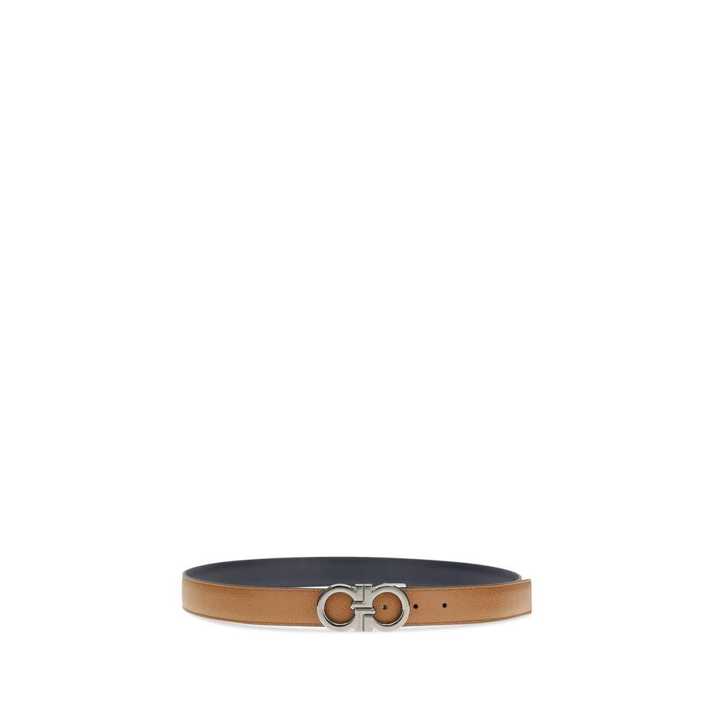 Ferragamo Sample Sale Ferragamo Brown Calf Leather Bos Taurus Regular Belt - | Designer outlet