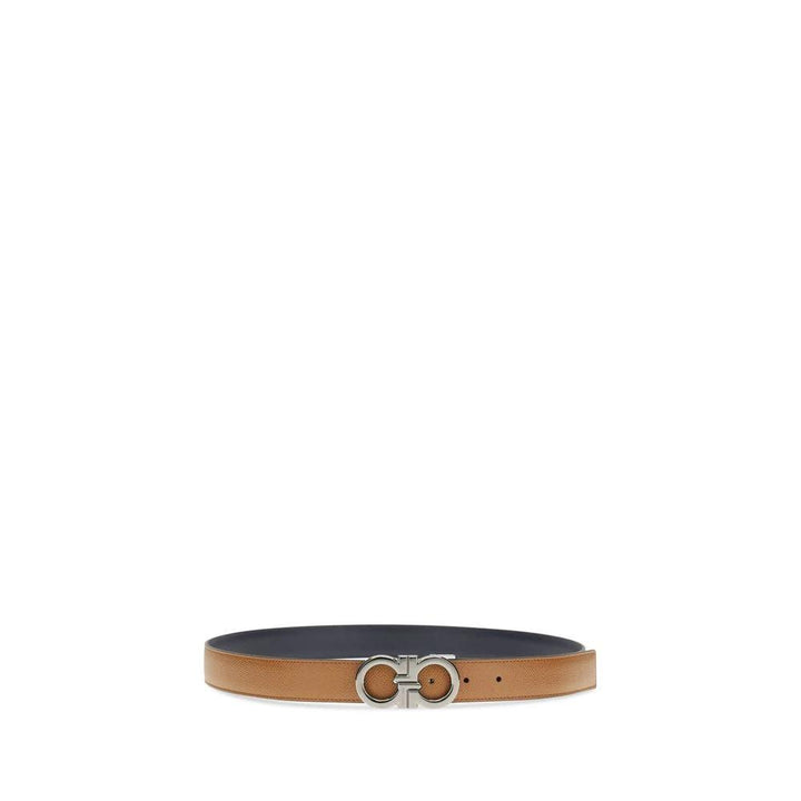 Ferragamo Sample Sale Ferragamo Brown Calf Leather Bos Taurus Regular Belt - | Designer outlet