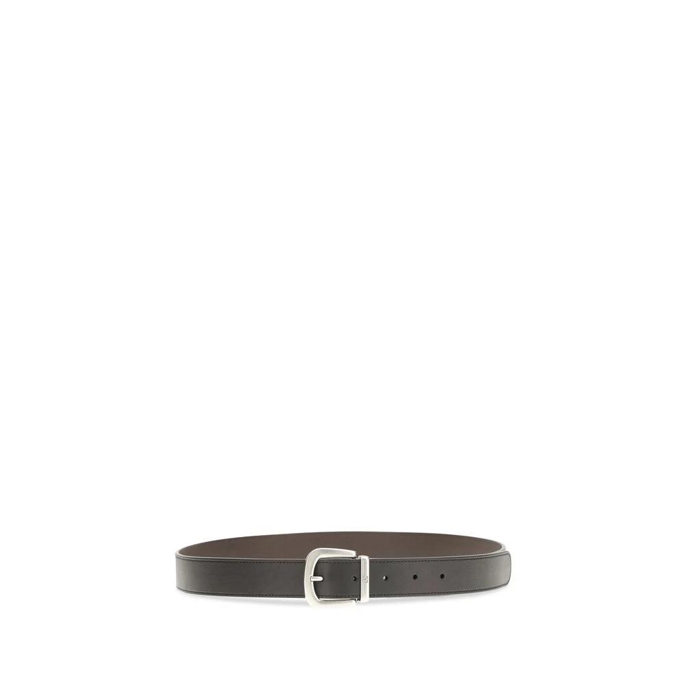 Valentino Garavani Sample Sale Valentino Garavani Black Calf Leather Bos Taurus Regular Belt - | Designer outlet