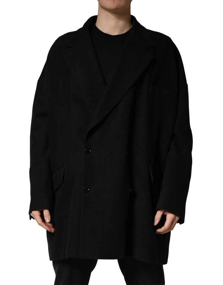 Dolce & Gabbana Sample Sale Dolce & Gabbana Black Double Breasted 2 Buttons Suit Jacket - | Designer outlet