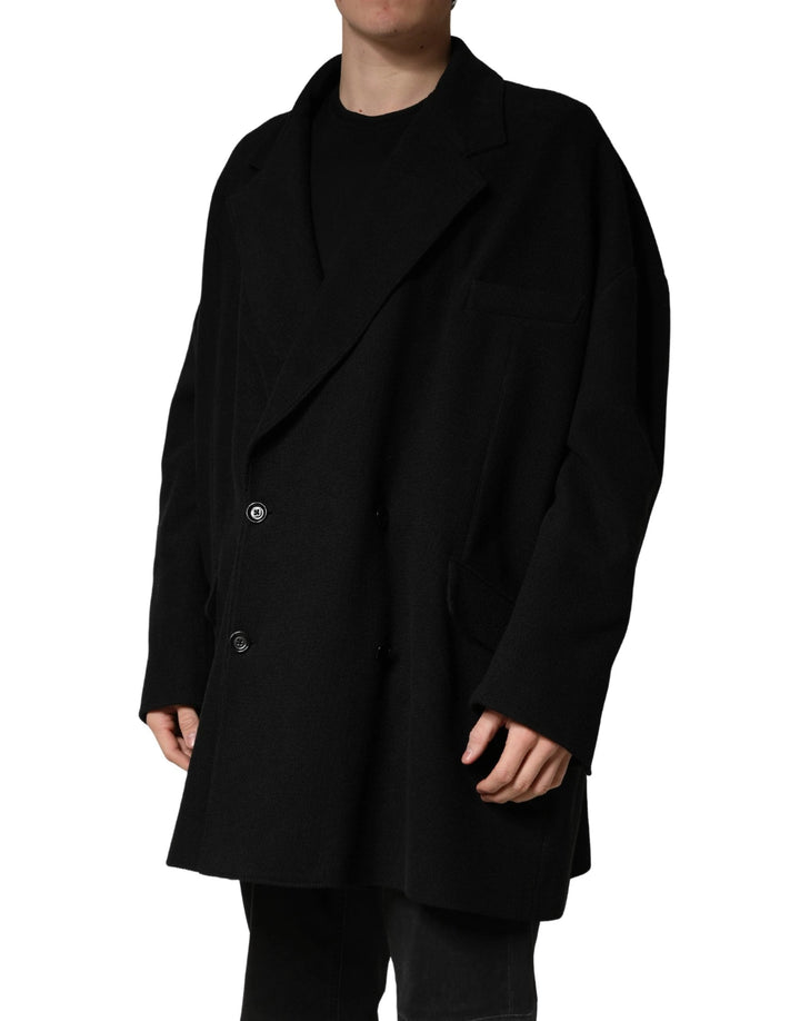 Dolce & Gabbana Sample Sale Dolce & Gabbana Black Double Breasted 2 Buttons Suit Jacket - | Designer outlet