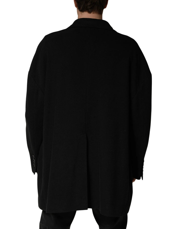 Dolce & Gabbana Sample Sale Dolce & Gabbana Black Double Breasted 2 Buttons Suit Jacket - | Designer outlet