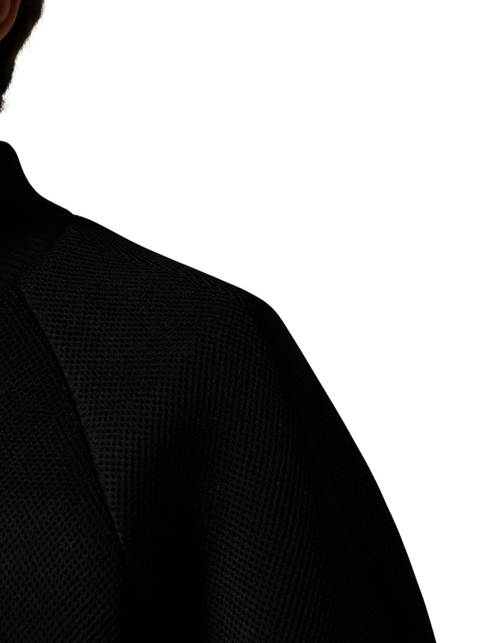 Dolce &amp; Gabbana Sample Sale Dolce &amp; Gabbana Men Black Nylon Full Zip Bomber Jacket - | Designer outlet