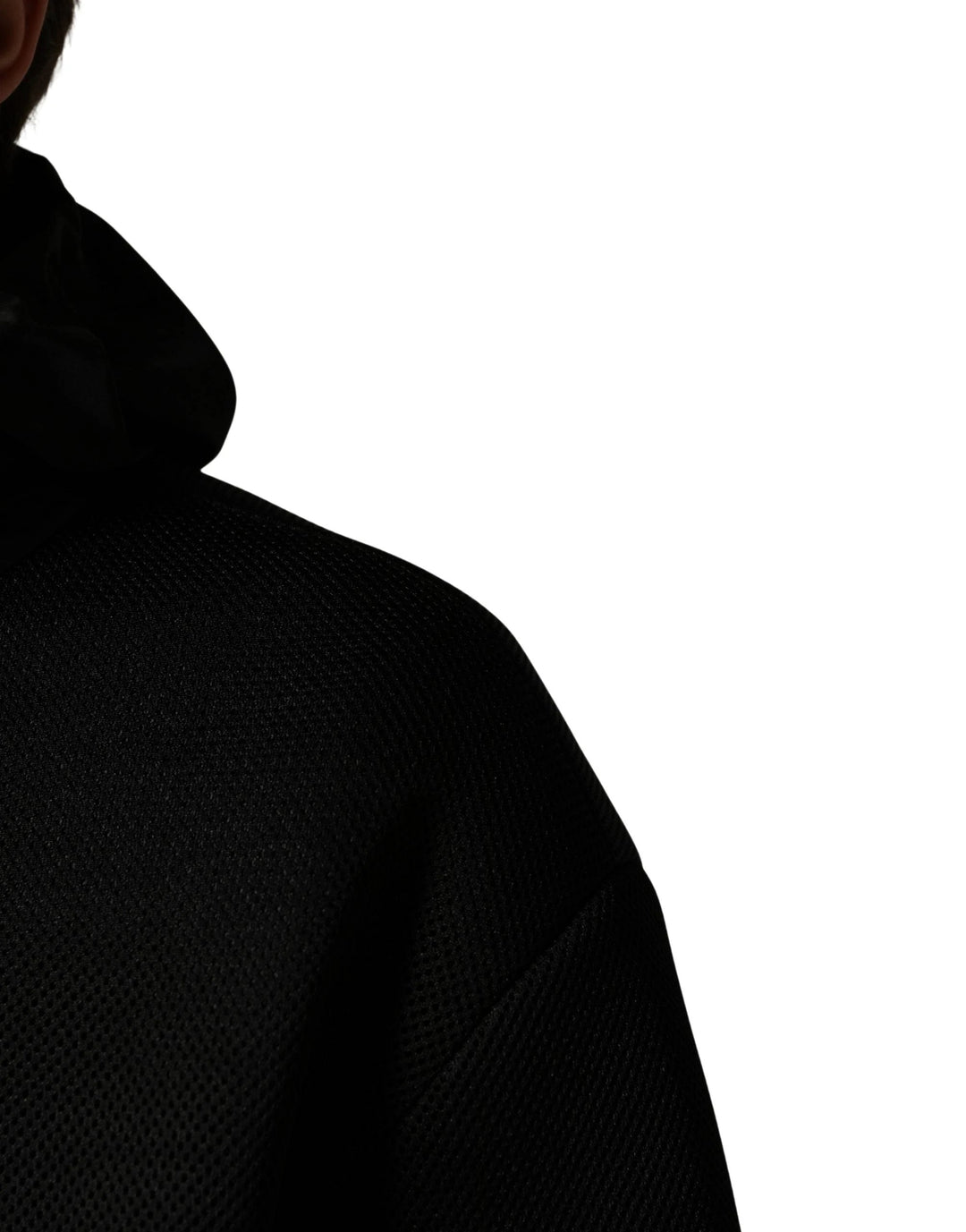 Dolce &amp; Gabbana Sample Sale Dolce &amp; Gabbana Men Black Hooded Full Zip Bomber Jacket - | Designer outlet