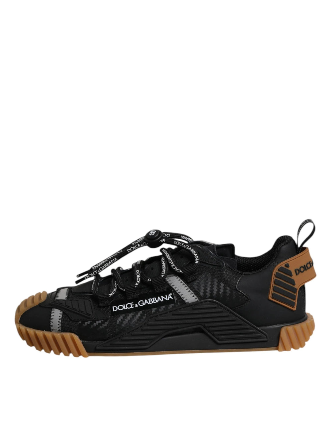 Dolce &amp; Gabbana Sample Sale Dolce &amp; Gabbana Black Logo Lace Up Low Top NS1 Sneakers Shoes - | Designer outlet