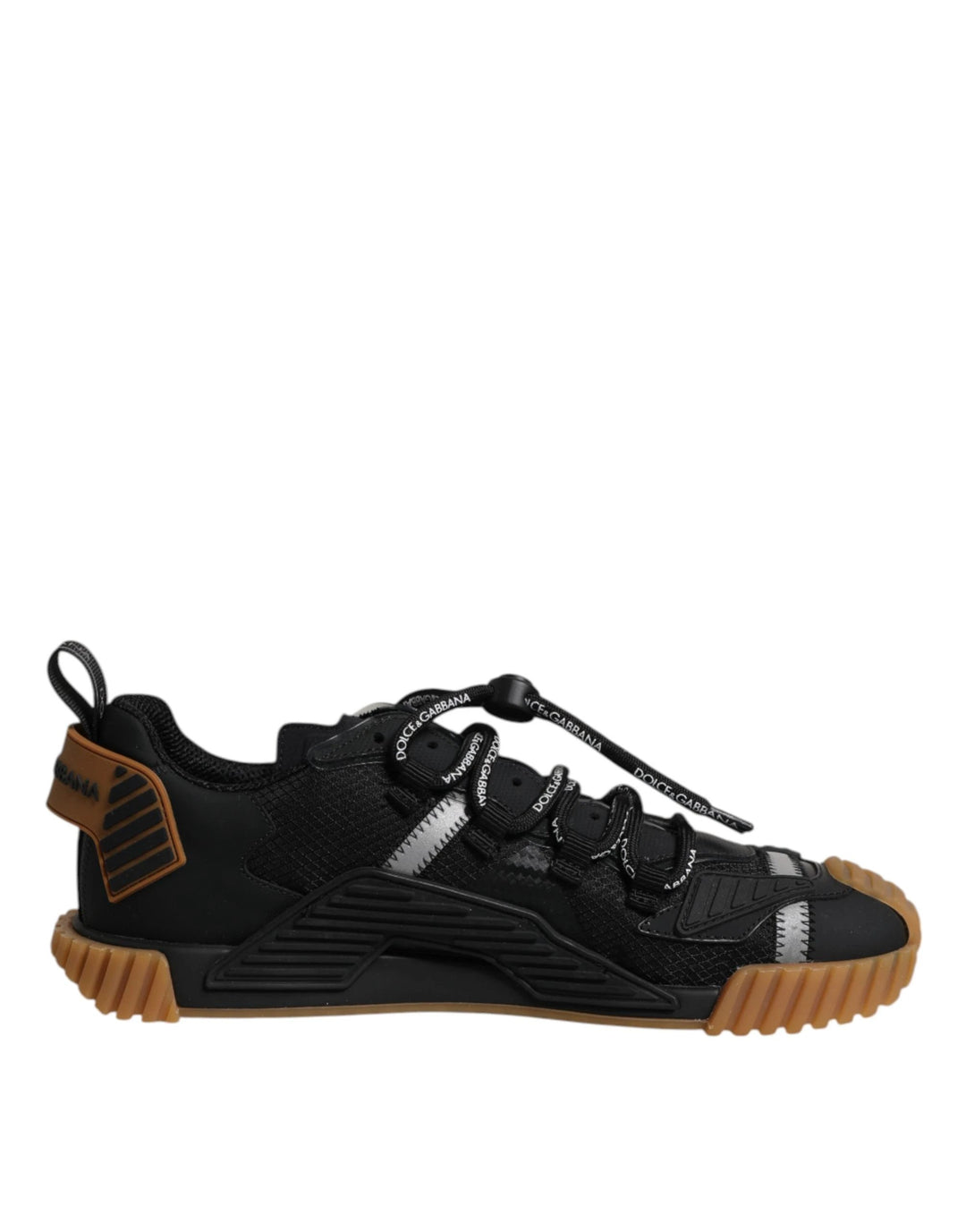 Dolce &amp; Gabbana Sample Sale Dolce &amp; Gabbana Black Logo Lace Up Low Top NS1 Sneakers Shoes - | Designer outlet