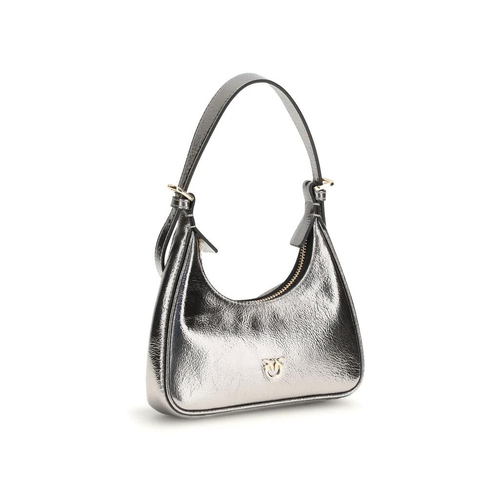 PINKO Sample Sale PINKO Silver Lamb Ovis Aries Aries Shoulder Bag - | Designer outlet