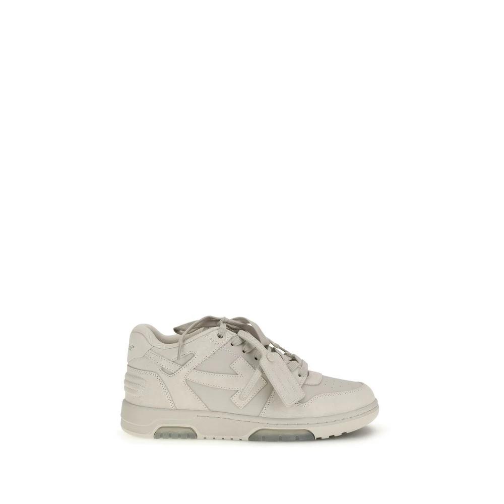Off-White Sample Sale Off-White Beige Calf Leather Bos Taurus Low Top Sneakers - | Designer outlet