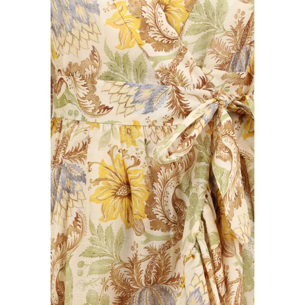 Zimmermann Sample Sale Zimmermann Bicolor Cotton Casual Dress - | Designer outlet