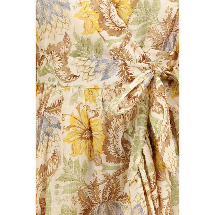 Zimmermann Sample Sale Zimmermann Bicolor Cotton Casual Dress - | Designer outlet