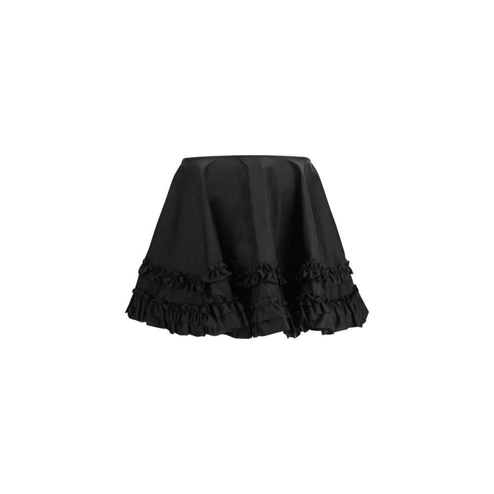 Ganni Sample Sale Ganni Black Recycled Polyamide Mini Skirt - | Designer outlet