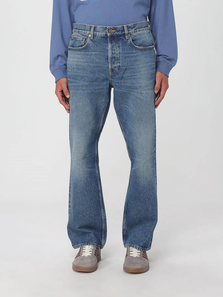 Golden Goose Sample Sale Golden Goose Blue Cotton Flared Jeans - | Designer outlet