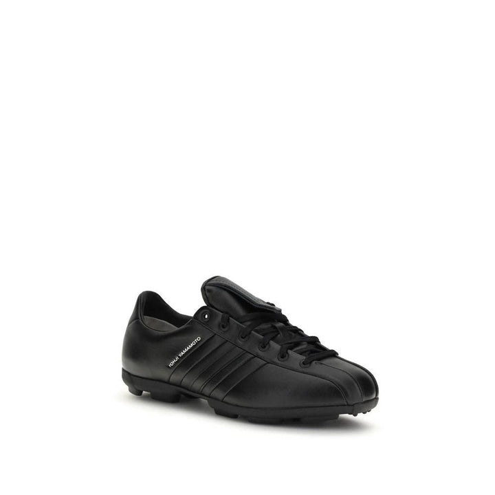 Y-3 Sample Sale Y-3 Black Calf Leather Bos Taurus Athletic Sneakers - | Designer outlet