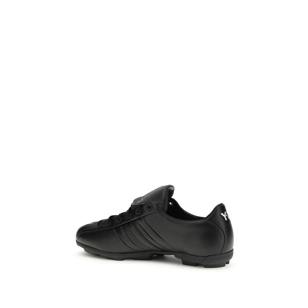 Y-3 Sample Sale Y-3 Black Calf Leather Bos Taurus Athletic Sneakers - | Designer outlet