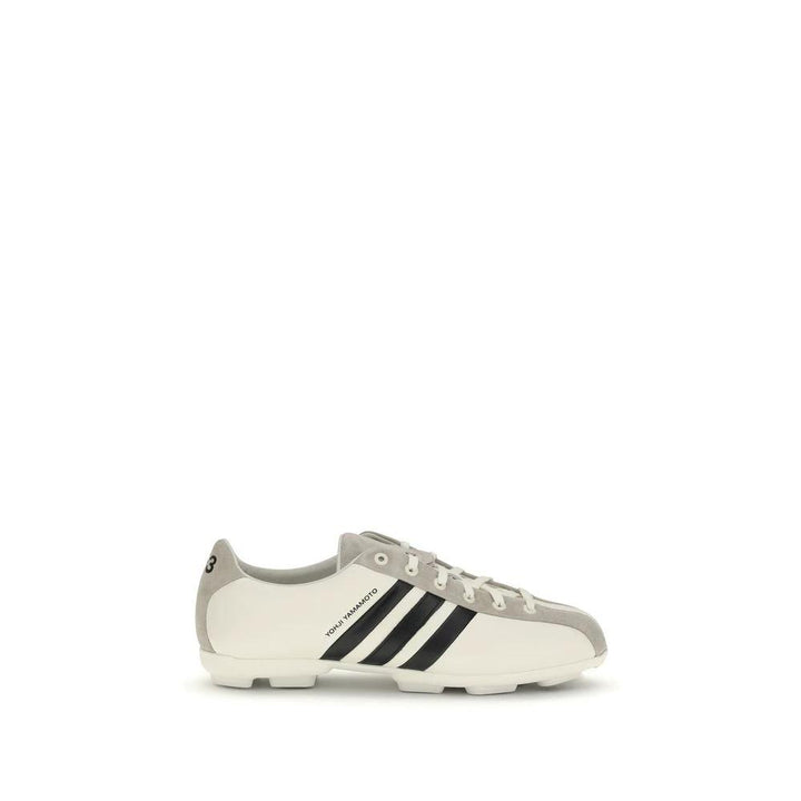 Y-3 Sample Sale Y-3 White Calf Leather Bos Taurus Athletic Sneakers - | Designer outlet