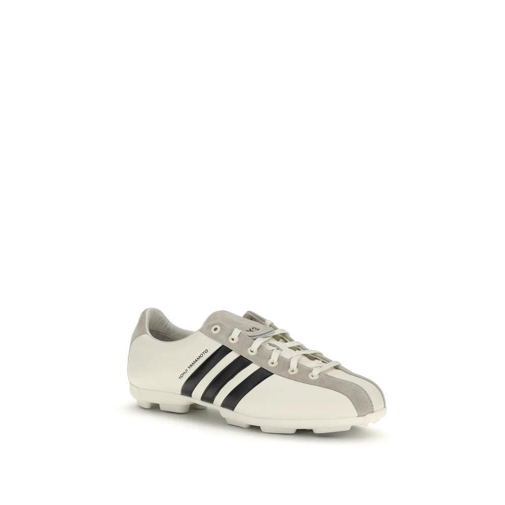 Y-3 Sample Sale Y-3 White Calf Leather Bos Taurus Athletic Sneakers - | Designer outlet