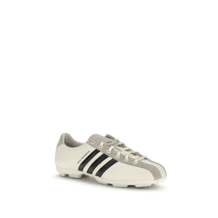 Y-3 Sample Sale Y-3 White Calf Leather Bos Taurus Athletic Sneakers - | Designer outlet