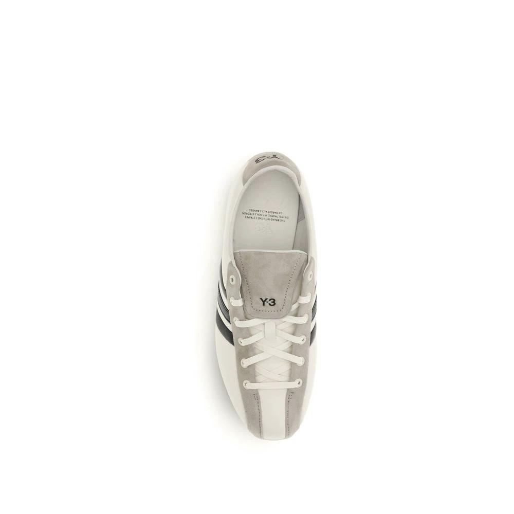 Y-3 Sample Sale Y-3 White Calf Leather Bos Taurus Athletic Sneakers - | Designer outlet