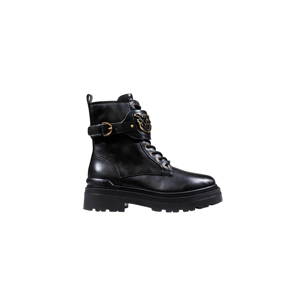 PINKO Sample Sale PINKO Black Leather Ankle Boots - | Designer outlet