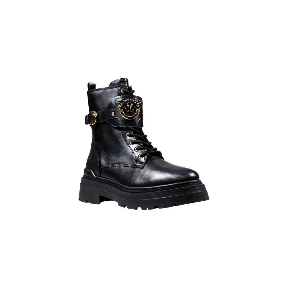 PINKO Sample Sale PINKO Black Leather Ankle Boots - | Designer outlet