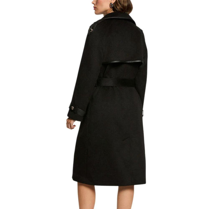Morgan De Toi Black Polyester Coat