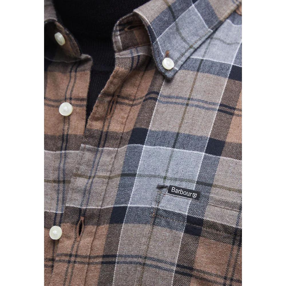 Barbour Sample Sale Barbour Beige Cotton Pattern Shirt - | Designer outlet