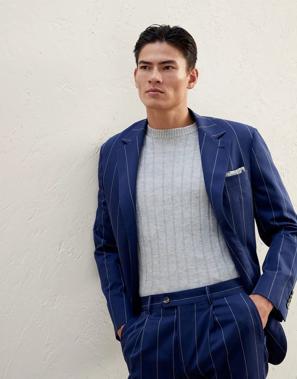 Brunello Cucinelli Sample Sale Brunello Cucinelli Bicolor Wool Blazer - | Designer outlet