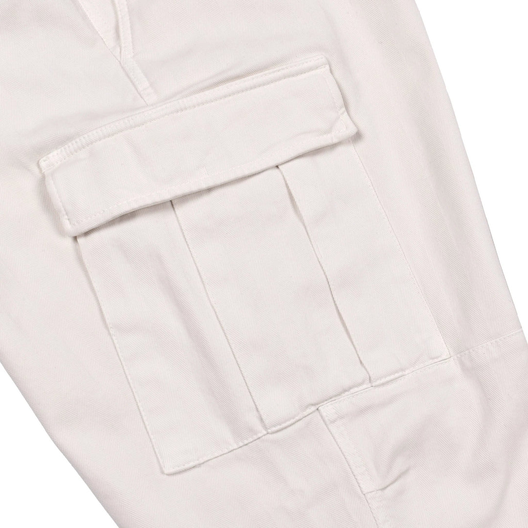 Brunello Cucinelli Sample Sale Brunello Cucinelli White Cotton Cargo Pants - | Designer outlet