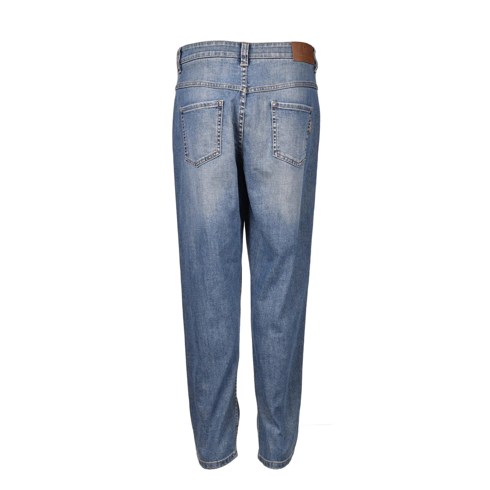 Brunello Cucinelli Sample Sale Brunello Cucinelli Blue Cotton Relaxed Fit Jeans - | Designer outlet