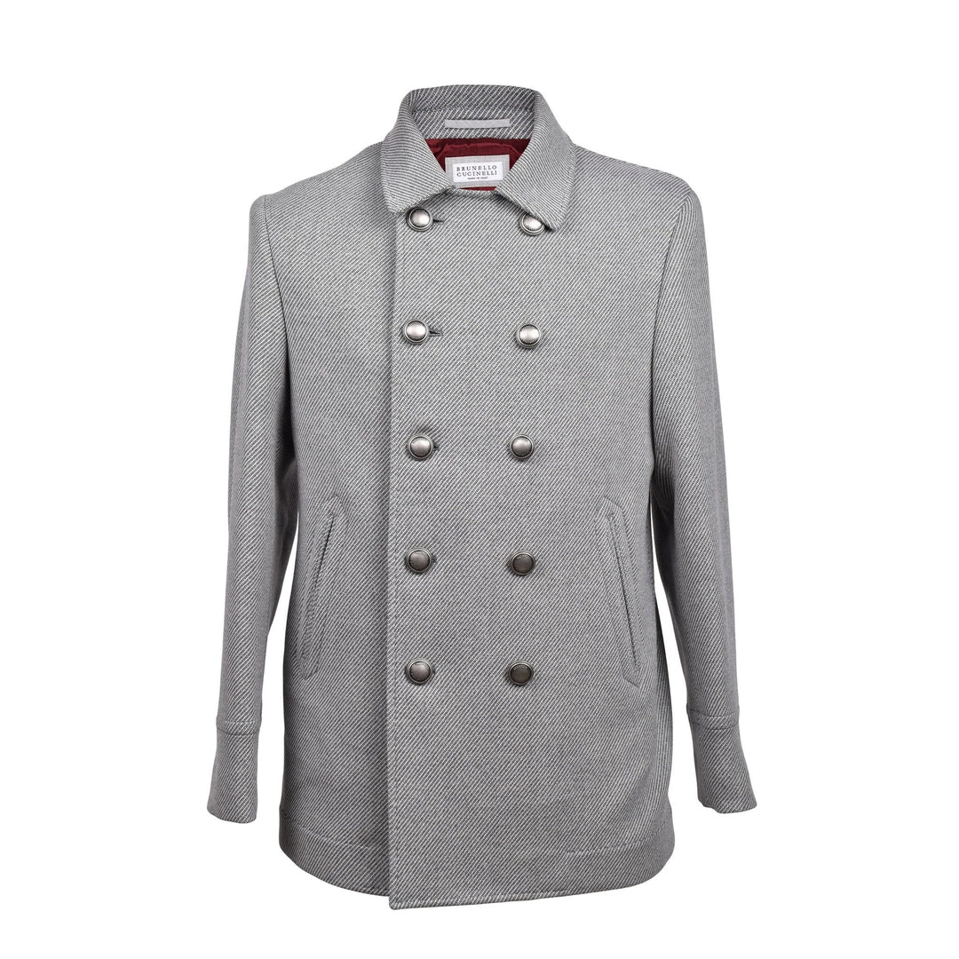 Brunello Cucinelli Sample Sale Brunello Cucinelli Gray Wool Coat - | Designer outlet