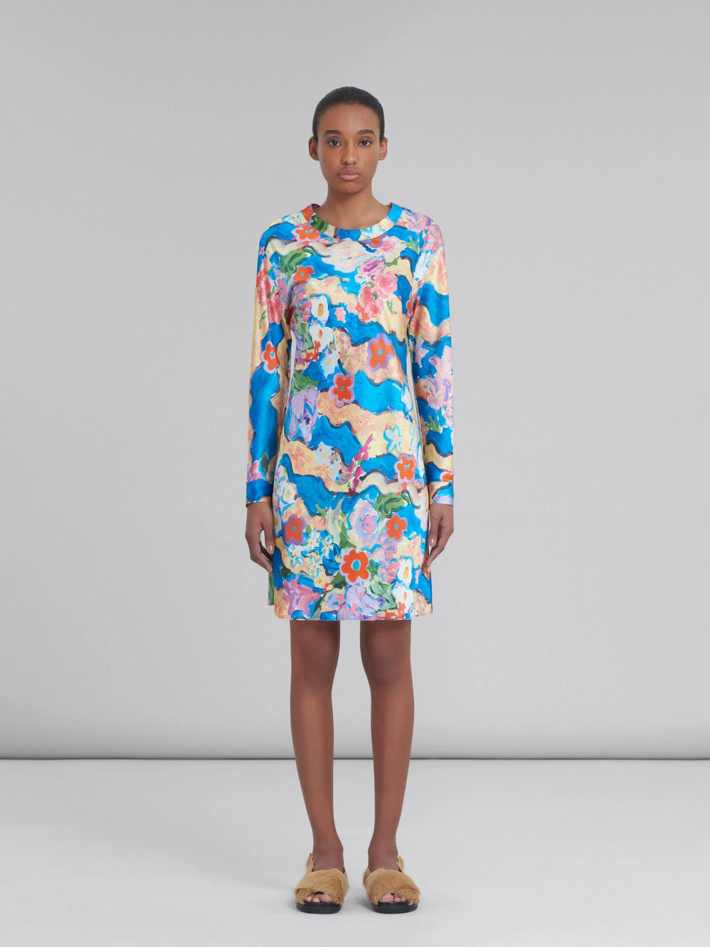 Marni Sample Sale Marni Blue Fibres Casual Dress - | Designer outlet