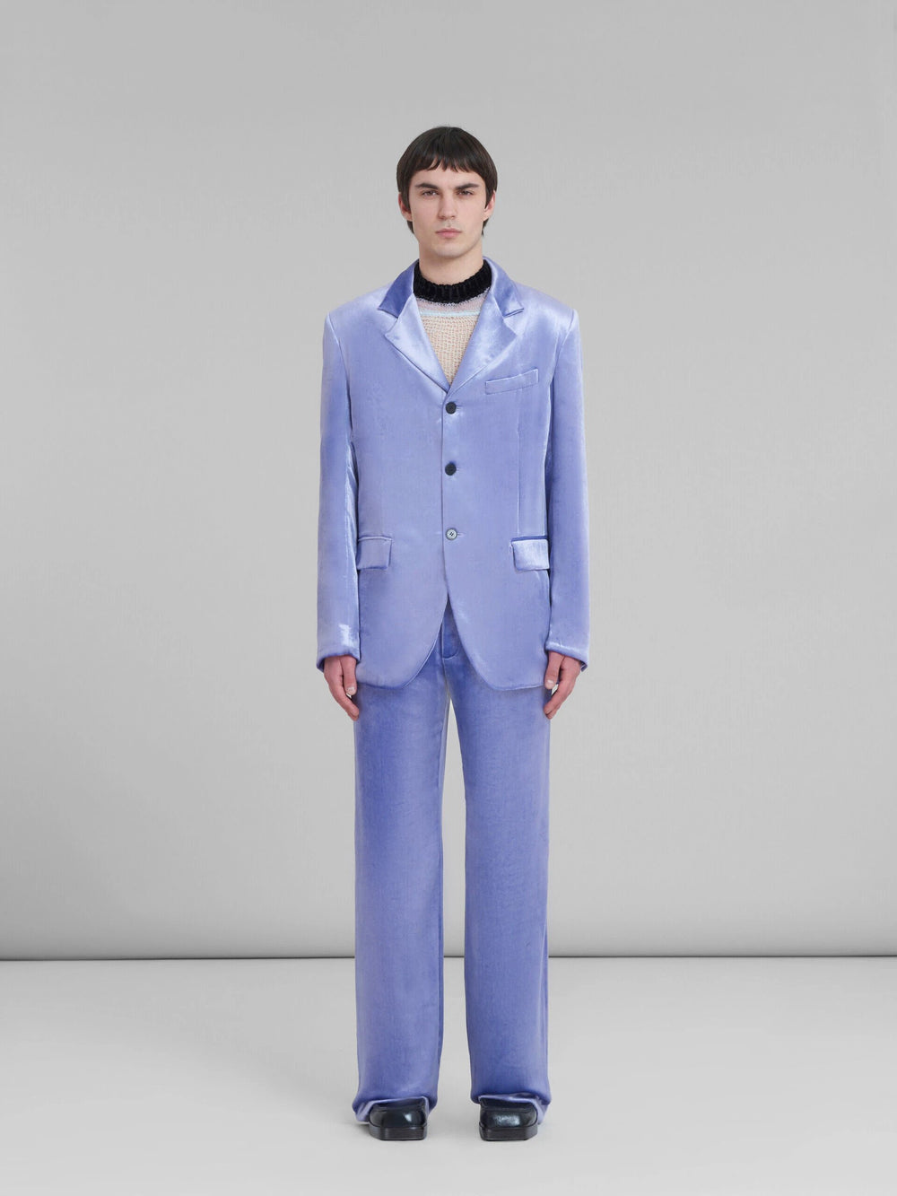 Marni Sample Sale Marni Purple Fibres Blazer - | Designer outlet