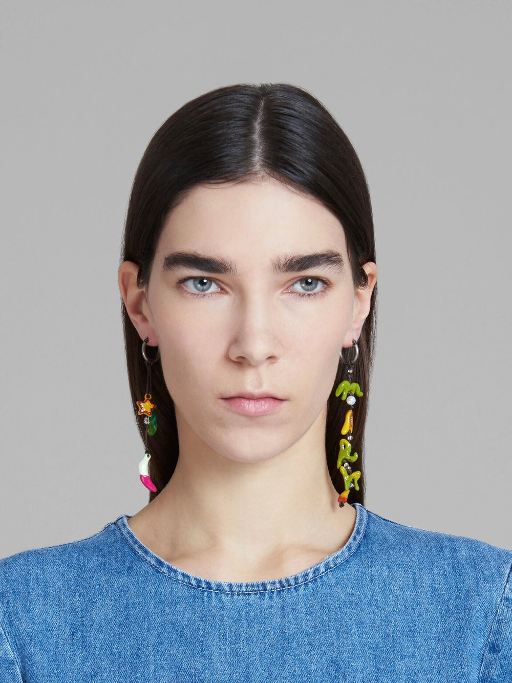 Marni Sample Sale Marni Multicolor Fibres Earrings - | Designer outlet